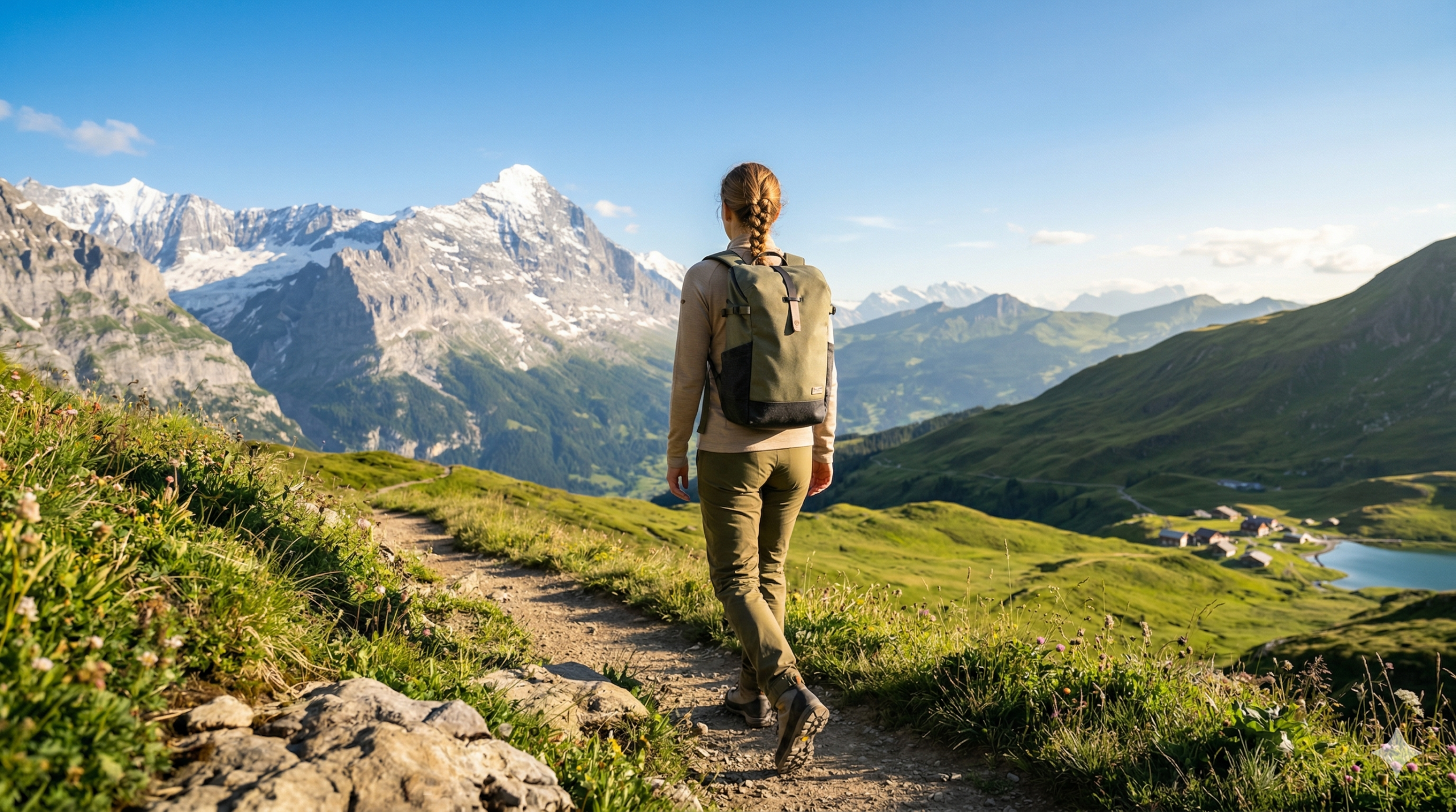 Ragazza in trekking The Wild Routine