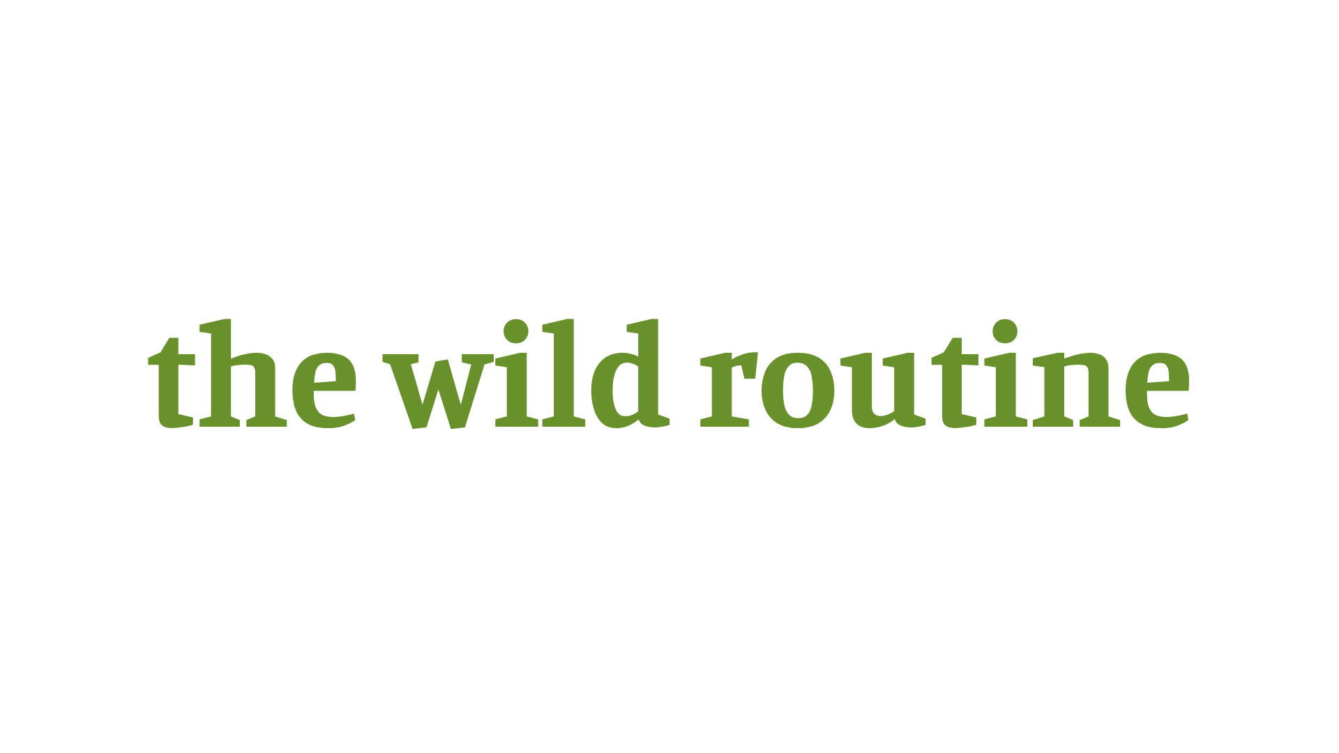 The Wild Routine Logo